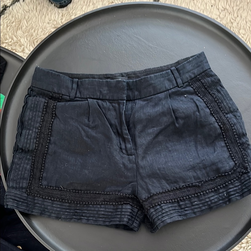 J. Crew Black High Waist Tailored Shorts